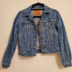 Levi's Paint Splatter Denim Jacket XS